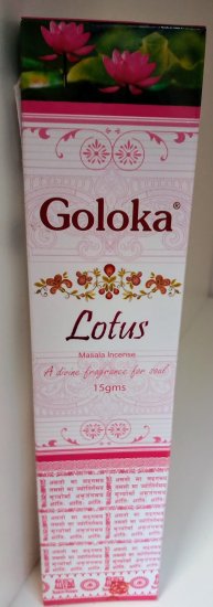 Räucherstäbchen - Goloka - Lotus -15g - zum Schließen ins Bild klicken