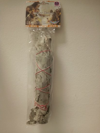 Weißer Salbei - Smudge Stick-Bündel - zum Schließen ins Bild klicken