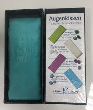 Augenkissen mit echten Edelsteinen - Aquamarin